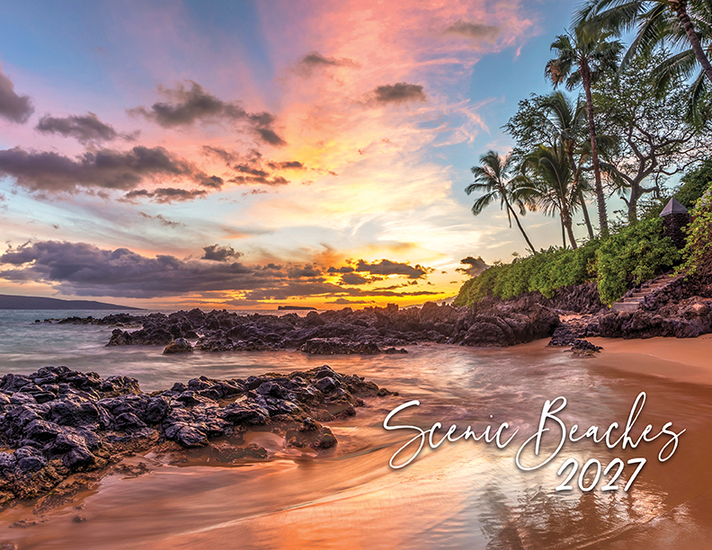 Scenic Beaches Wall Calendar DW27SBM